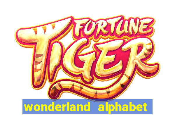 wonderland alphabet comic studio