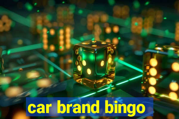 car brand bingo