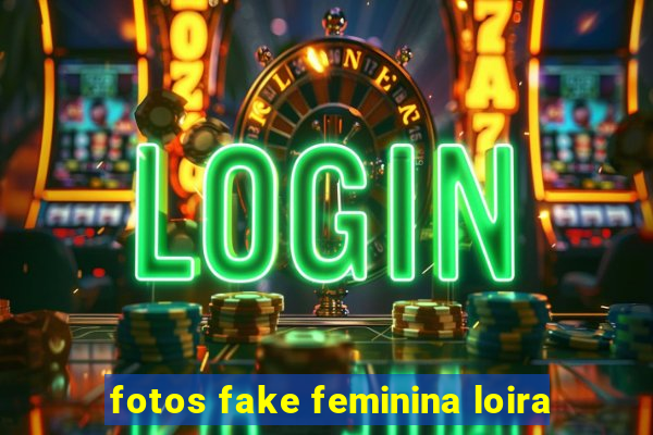 fotos fake feminina loira