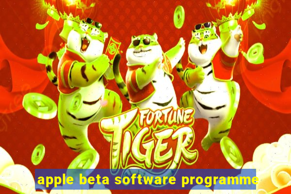 apple beta software programme