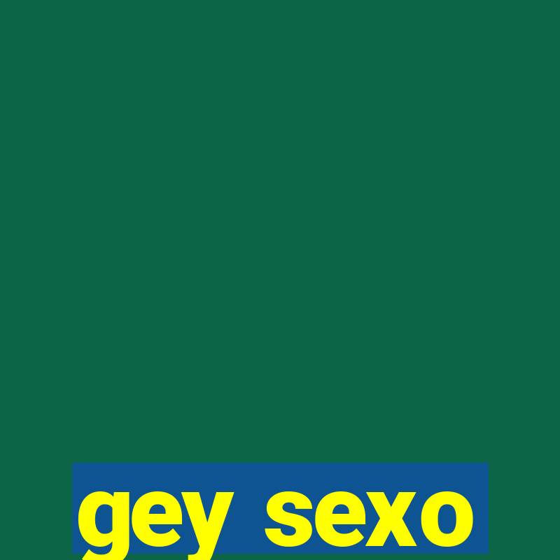 gey sexo