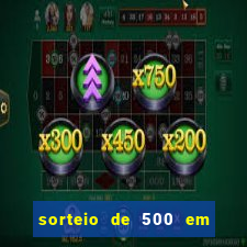 sorteio de 500 em cash toda segunda feira novibet