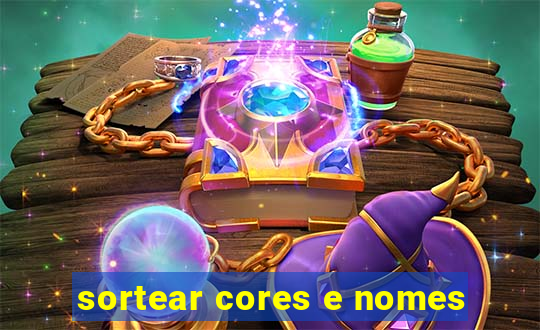 sortear cores e nomes