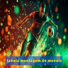 tabela montagem de moveis