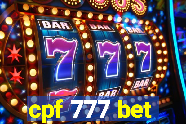 cpf 777 bet