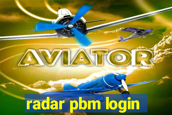 radar pbm login